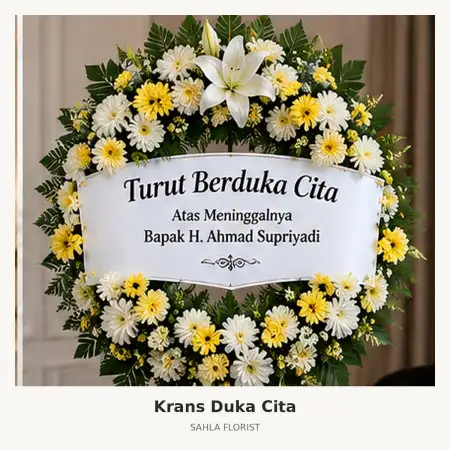 Krans Bunga Duka Sananwetan